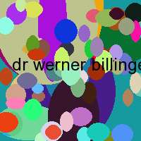 dr werner billinger