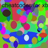 cheatcodes for xbox game